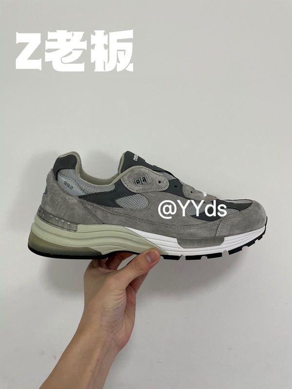 Don'T Look Any Further, This Is the Top of the Line~ 992 Yuanzu Gray Navy Blue Retro Running Shoes, Same Style as Shawn Yue