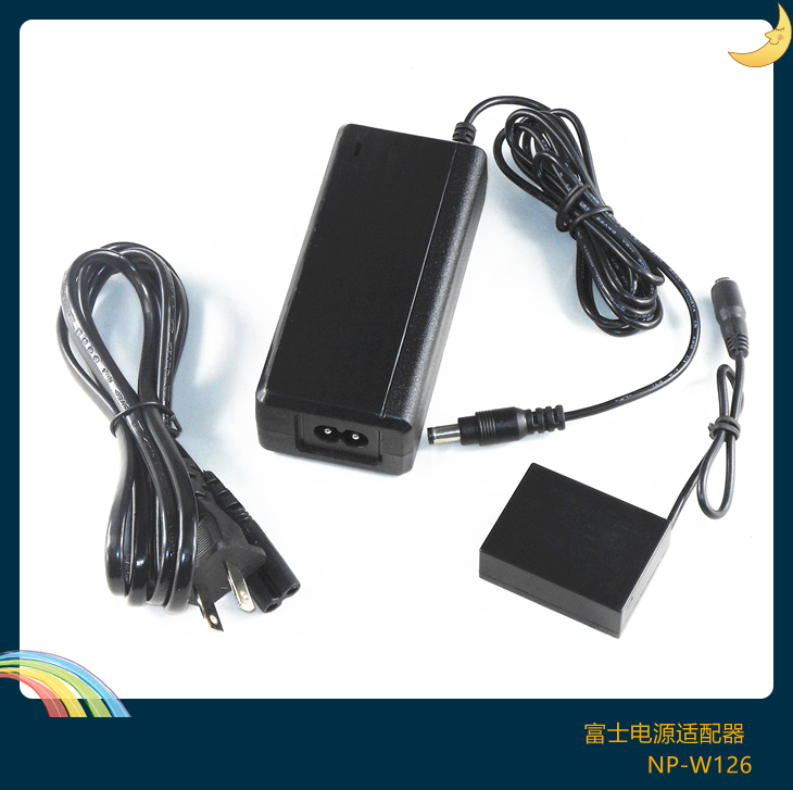 Fuji X100F AC power adapter NP-W126 false battery template connector Mobile power supply mobile charging