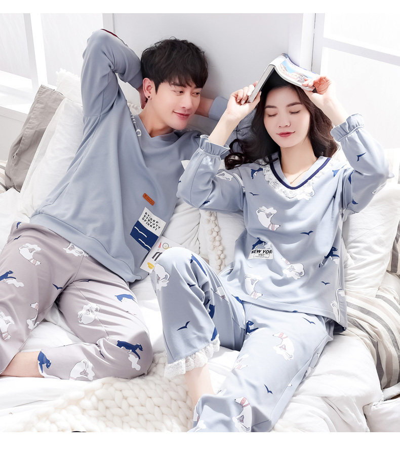 Pyjama mixte en Coton à manches longues - Ref 3004691 Image 19