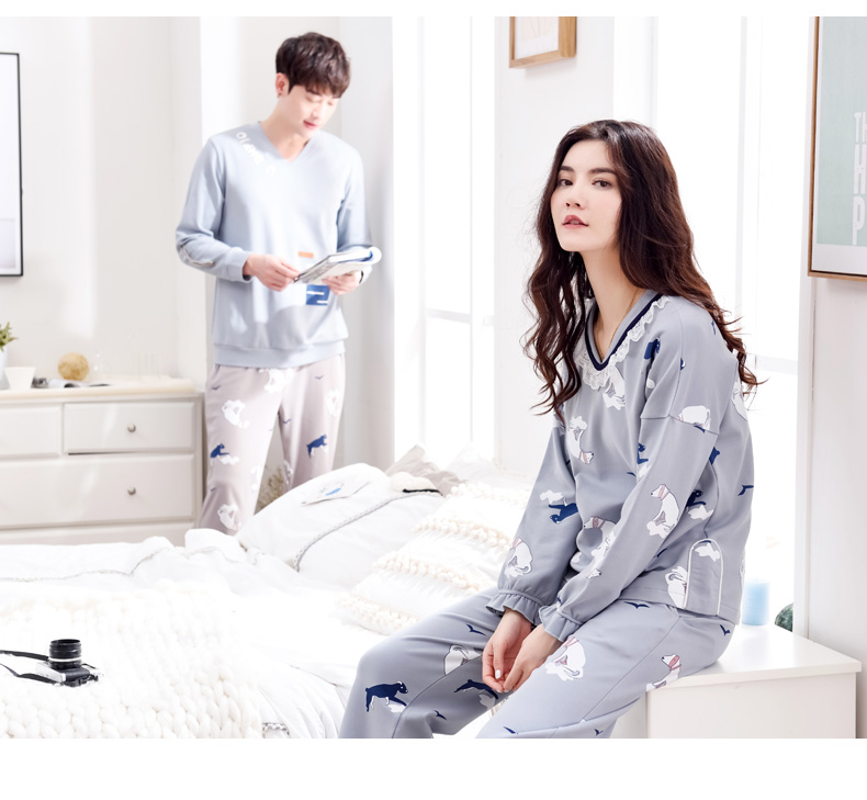 Pyjama mixte en Coton à manches longues - Ref 3004691 Image 17