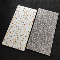 Matte terrazzo wall tiles European bump wave pattern porch bathroom background wall tiles 300*6000