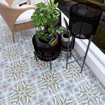 Morocco green small brick kitchen toilet to transform retro - scramble tiles 20 balcony anti - slip floor tiles