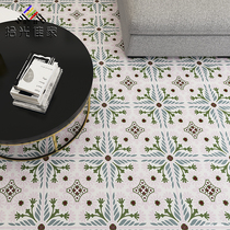 Nordic vintage pale pink toilet tile B & B balcony parquet tile in hipster 200 x200 tile