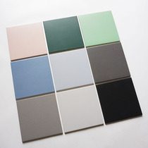 200 solid color tile kindergarten amusement park matte non-slip small floor tile toilet yellow green pink wall tile all porcelain