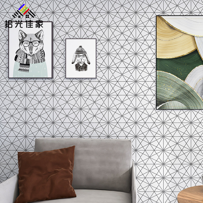Geometric diamond tile 300X 300 Restaurant Background brick - dressing room with brick - and - white