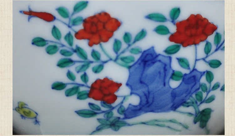 Offered home - cooked manual kung fu tea cups in jingdezhen ceramic cup chicken hand - made color bucket cylinder cup antique tea cup