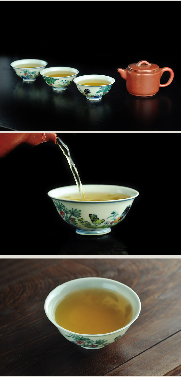 Offered home - cooked chicken hand - made color bucket cylinder in yongzheng com.lowagie.text.paragraph cup sample tea cup jingdezhen manual archaize ceramic tea cups