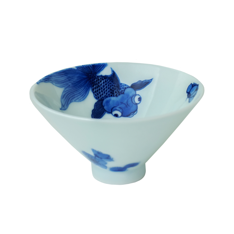 Offered home - cooked view flavour hand - made in jingdezhen blue and white marriage hat cup bell cup hand - made ceramic tea set
