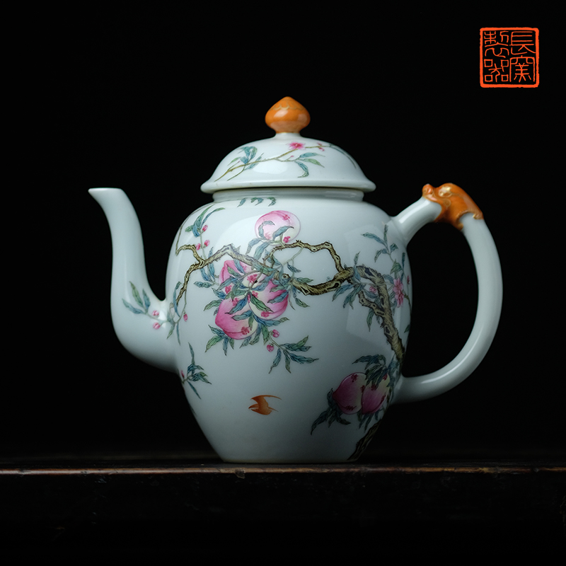 A long up jack offered home - cooked in pastel see live long and proper teapot jingdezhen ceramic tea set tea table by hand