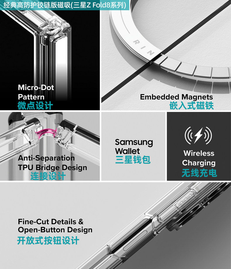 Ringke Minimalist Alphabet Gradient Samsung Phone Case