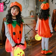 Trẻ em Bí Ngô Halloween Trang Phục Dự Tiệc Bé Cha Mẹ-Con Phong Cách Cosplay Vật Có Sân Khấu Trang Phục Bí Ngô Túi