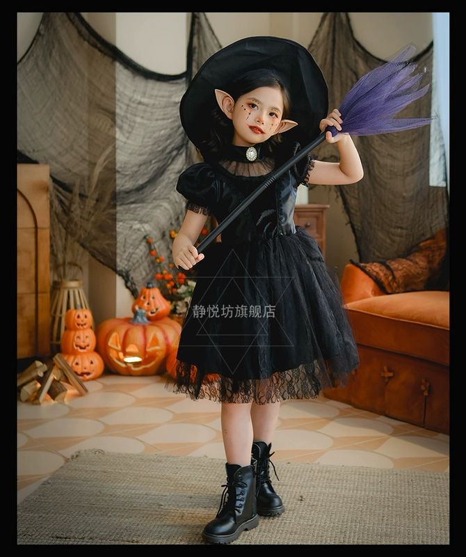 Halloween Thiên thần bóng tối Ma cà rồng cosplay hầu gái váy quỷ nhỏ trường phù thủy trang phục biểu diễn tranh halloween