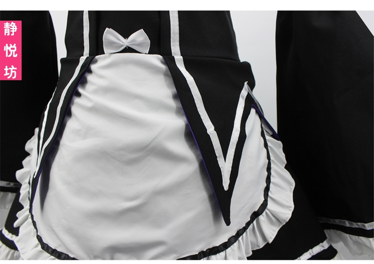 Maid mặc một cuộc sống thế giới khác với quần áo cosplay COS Ram Reim COS đồ cosplay học sinh