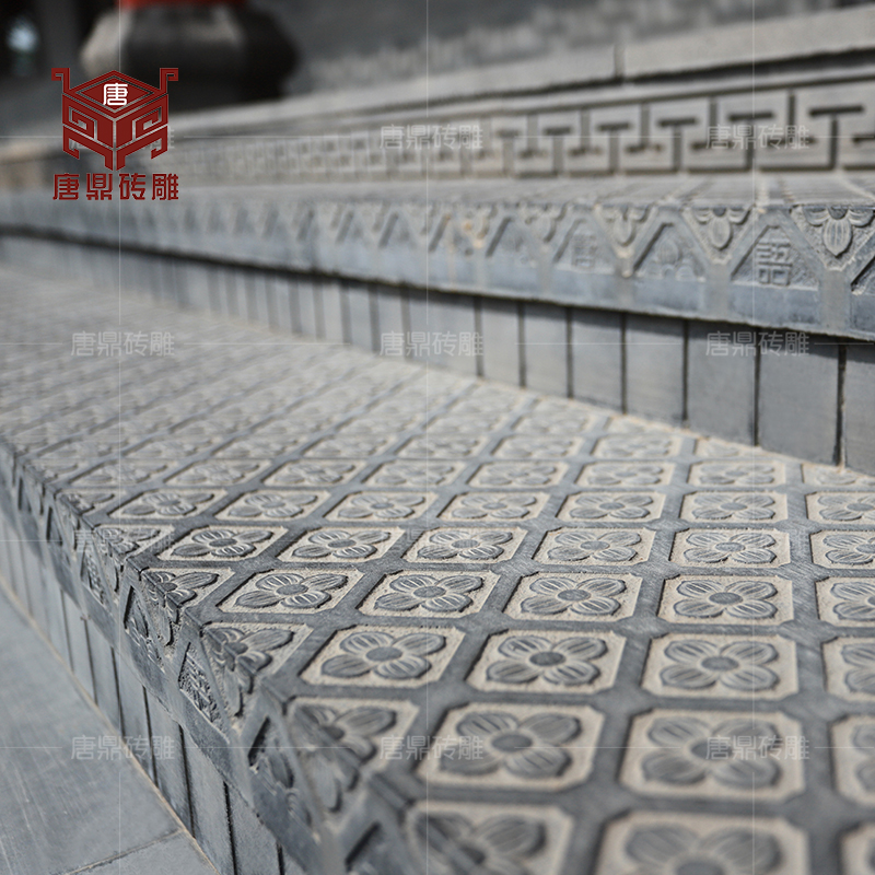 Brick carving antique blue brick Chinese-style floor tile shadow wall background wall residential decoration 90cm twill stripe stone