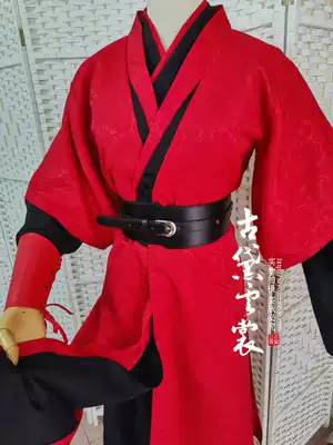 (Yunshang) cosplay costume red and black clothing original short color change