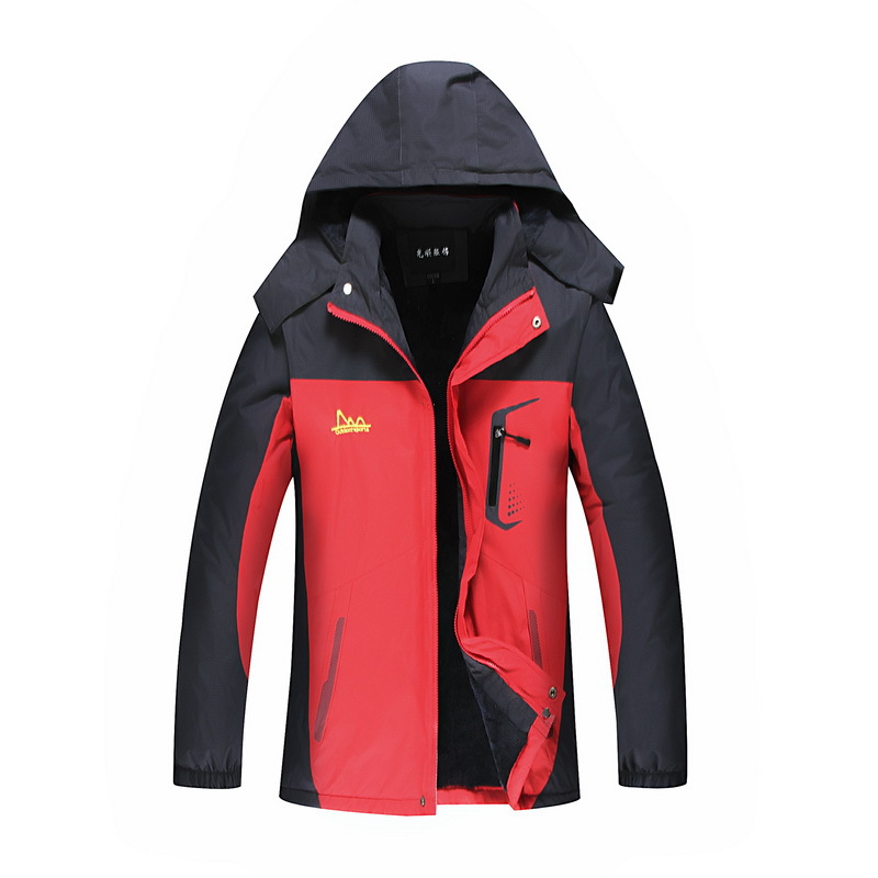 Outdoor autumn and winter new men and women's waterproof clothes plus thickening couples multi-function coat tide charger coat
