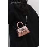 Портативная маленькая цепь с бантиком, помада, наушники, сумка для телефона, изысканный стиль, 2023