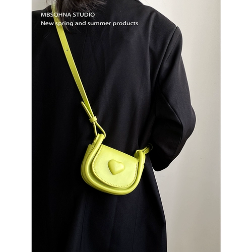 MBSQHNA Милая маленькая сумка через плечо, серебряная помада, сумка на одно плечо, 2023