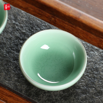 Longquan Celadon handmade master cup Single cup Ge Kiln iron tire Kung Fu Tea cup Puer Tea bowl tea pot ceramic tea cup