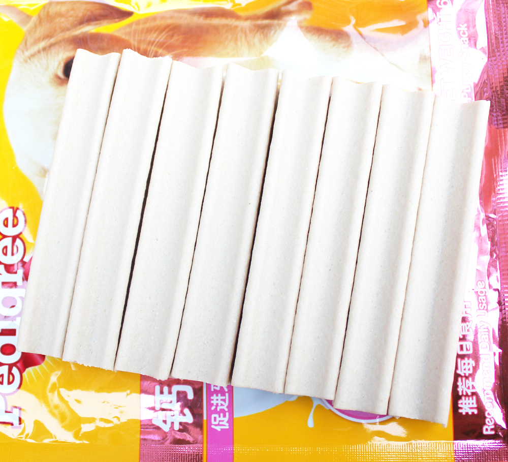 Baolu canxi sữa que 60g cún con chó ăn vặt Teddy mol mol con chó con răng thú cưng que canxi thưởng thức ăn chó ganador