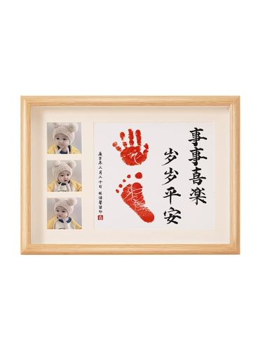 Детская фотография, отпечатки рук и ног, сувенир для новорожденных для младенца