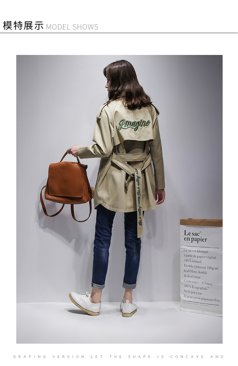 Trench pour femme en Coton en Coton - Ref 3225721 Image 11
