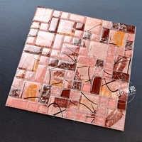 Красный, розовый, ручная роспись