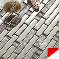 Серебряная длинная короткая полоска с задним клеем (самоопредоходное)