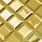 Стеклянная мозаика, самоклеющиеся трехмерные наклейки, зеркальный эффект, в 3d формате