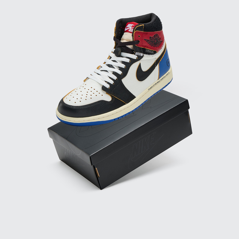 Nike/Nike Union Lightning X Fujiwara Hiroshi X Joint Brand Air Jordan 1 High-Top Sneakers for Men and Women Casual Shoes