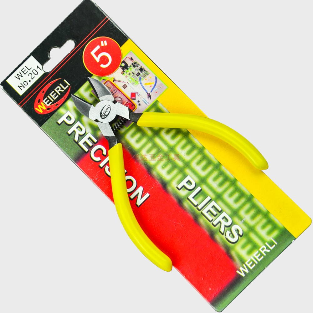 Welley pitched pliers 125mm 5 inch diagonal fitter electrician pliers affordable WEL-201