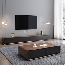 TV Cabinet Tea Table Combination Suit Modern Minima Living Room Home small family Type Nordic minimalist cabinet ground cabinet ground floor