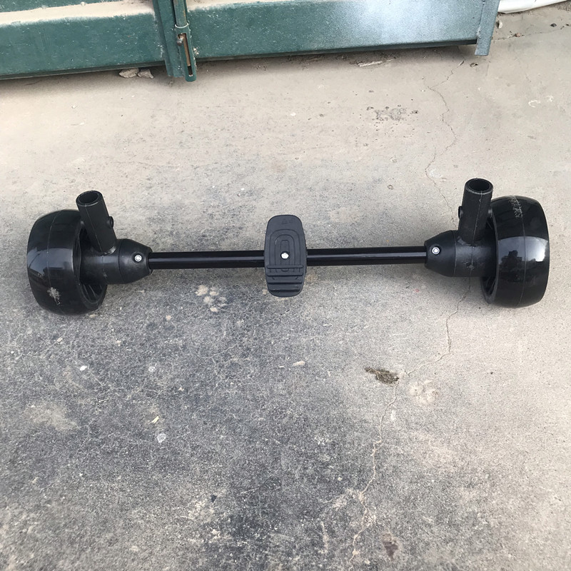 Accessories baby walking artifact trolley simple trolley foot brake rear wheel assembly mute wear-resistant ultra-wide wheel