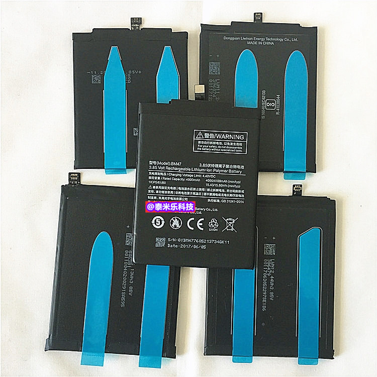 Suitable for Xiaomi Redmi Note3 4X 4A 5A 6Pro 6A BN30 BN34 BN37 BM47 battery BN45