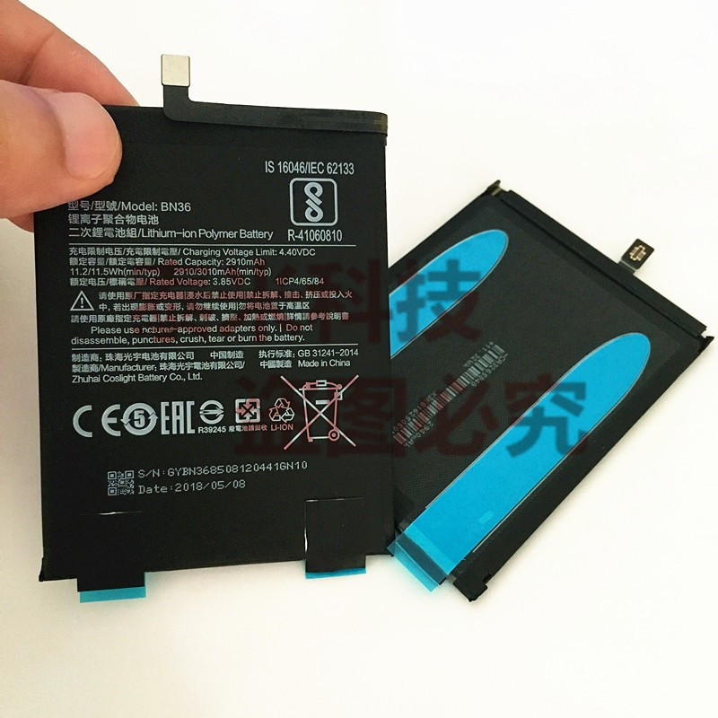 Battery for Xiaomi 5X 6X 5S Plus BM37 BN31 BN36 BM22 BM36 BM39