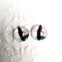 Guest DIY glass eye eyeball doll mobile phone case inlaid leather animal eyes