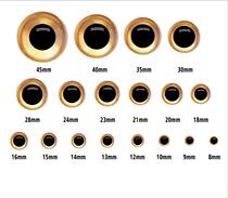 Golden Crystal Eyes Owl Doll Toys Eye Accessories diy Accessories