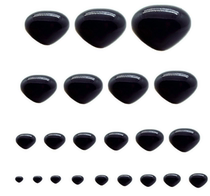 Triangle nose small animal nose handmade DIY doll toy teddy bear doll accessories black spot