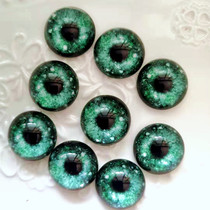 Guest Dingding DIY glass patch Animals Eye Eyed Crystal Eyeball Beads Handmade Leather specimen C7-4 25MM