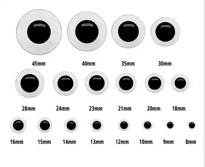 Doll eyeballs, eyes, wool felt dolls, toys, cartoon animals, transparent eyes, accessories, diy