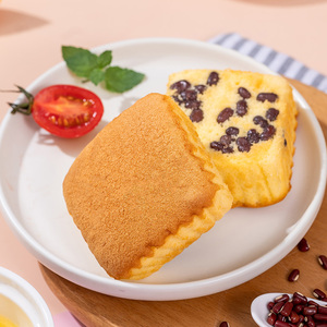 【无糖低脂】孕妇儿童营养小米红豆蛋糕