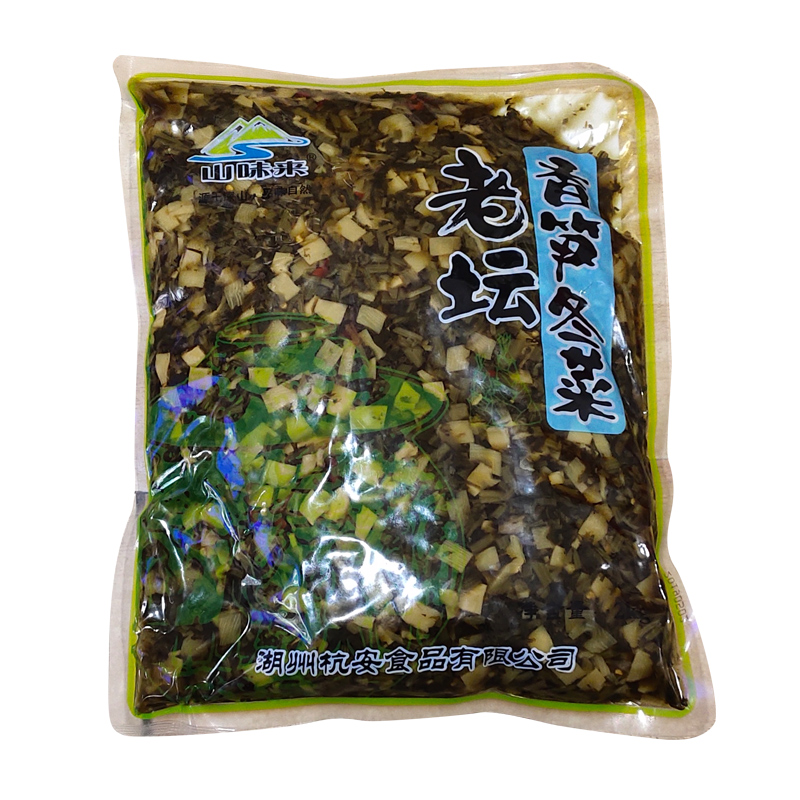 Shanweilai Laotan fragrant bamboo shoots winter vegetables open bag ready-to-eat supply hotel cafeteria 420g