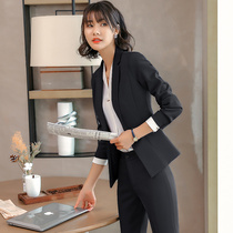 Work clothes suits formal wear womens small suits professional wear womens suits 2020 new fashion temperament college students autumn