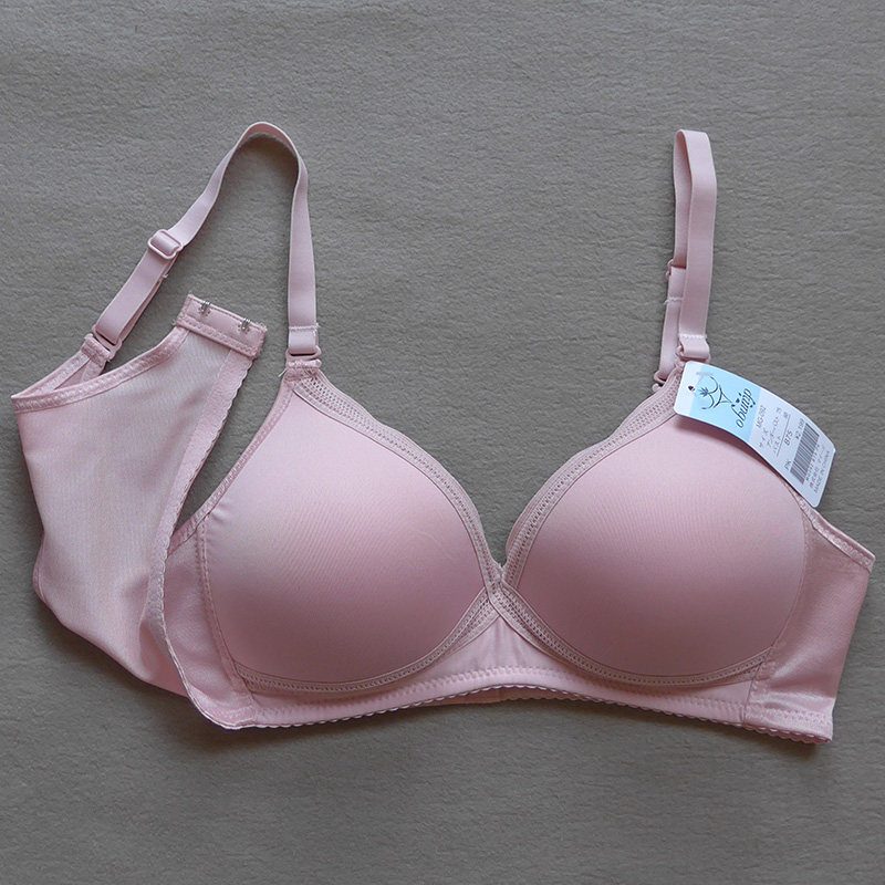 Bra mother style thin section middle-aged women fat mm no steel ring simple middle-aged and elderly smooth and comfortable large size underwear