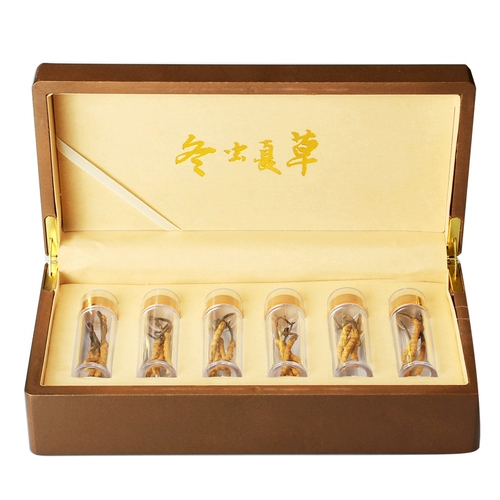 汉草荟 Cordyceps Тибетские Naqudycecess Cordyceps Selection 6 грамм подарочной подарочной коробки подлинной без сломанной травы