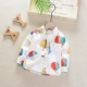 Áo cotton bé trai dài tay 2019 xuân hè cho bé sơ sinh mỏng bé mặc áo kẻ sọc bé ngoại 3 tuổi 4 tuổi - Áo sơ mi