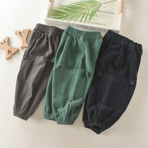 2021 autumn new boy cotton bloomers baby pants baby casual pants