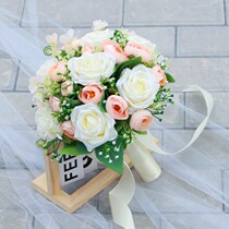 Holding flower Bride wedding simulation flower high-end photo props wedding photos Sen style Korean wedding bouquet
