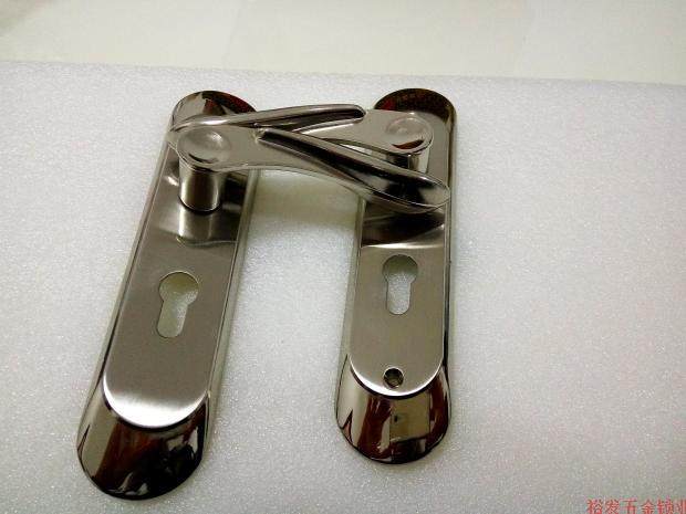 Room door lock wood door lock bedroom door lock titanium alloy door bathroom door lock panel lock body lock core three pieces