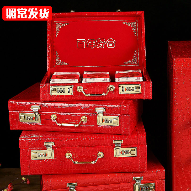 Bride price put money bag gift gold engagement box wedding dowry box mention relatives supplies box dowry 100,000 boxes color box